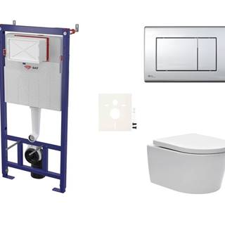 SAT Závesný WC set  Brevis do ľahkých stien / predstenová SIKOSSBR21K, značky SAT