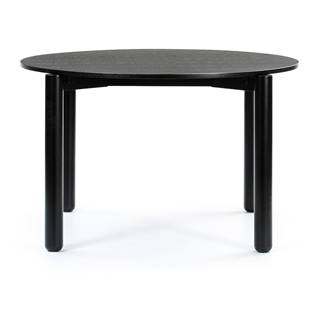 Teulat Čierny okrúhly jedálenský stôl  Atlas, ø 120 cm, značky Teulat