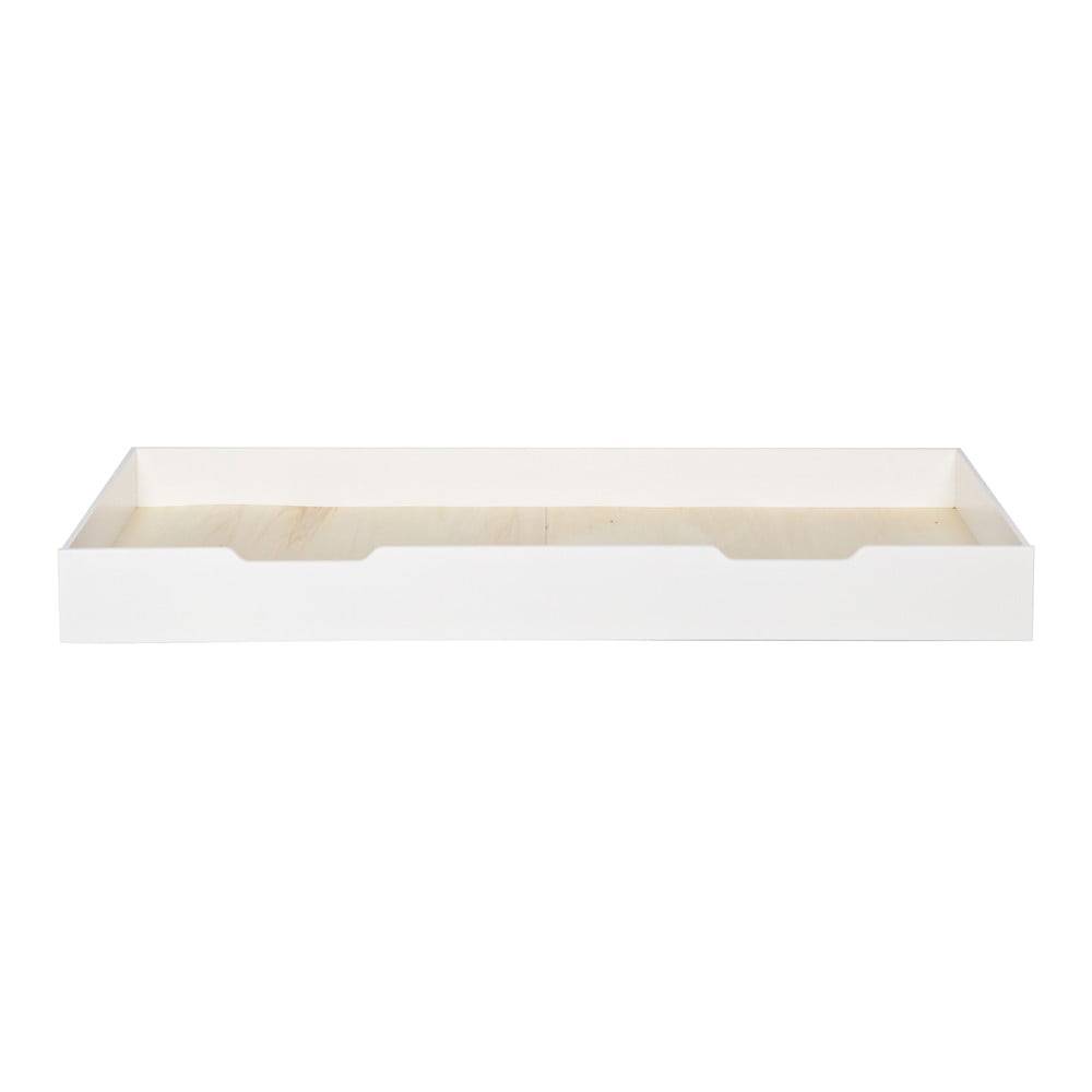 WOOOD Biela spodná zásuvka pre posteľ  Nikki, 200 × 90 cm, značky WOOOD
