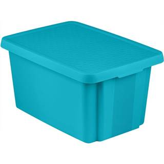 Curver Modrý úložný box s vekom  Essentials, 45 l, značky Curver