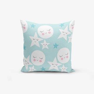 Minimalist Cushion Covers Obliečka na vankúš s prímesou bavlny  With Points Moon Star, 45 × 45 cm, značky Minimalist Cushion Covers