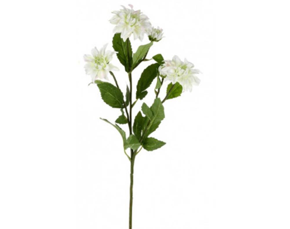 ASKO - NÁBYTOK Umelá kvetina Georgína 75 cm, biela, značky ASKO - NÁBYTOK