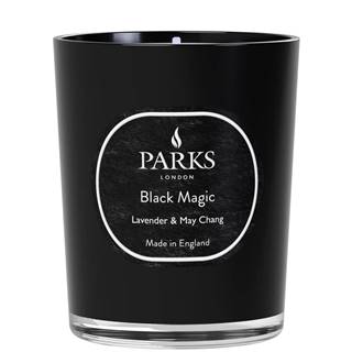 Sviečka s vôňou levandule a vavrína Parks Candles London Black Magic, doba horenia 45 h