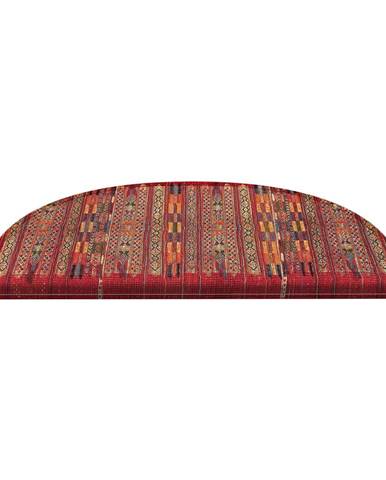Červené nášľapy na schody v súprave 16 ks 65x20 cm Anatolia - Vitaus