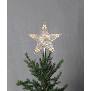 LED svietiaci špic na stromček Star Trading Topsy, výška 24 cm