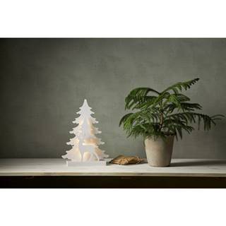 Star Trading Biela vianočná svetelná LED dekorácia  Grandy, výška 41 cm, značky Star Trading