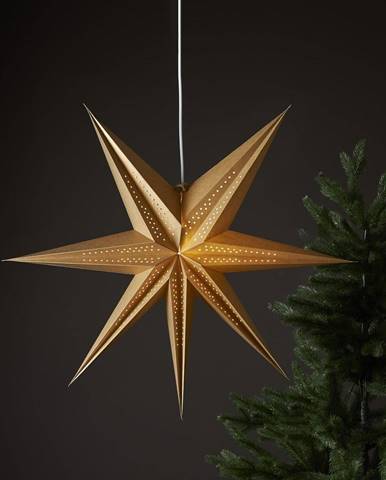 Vianočná svetelná dekorácia v zlatej farbe ø 60 cm Point - Star Trading