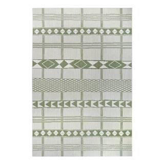 Ragami Zeleno-béžový vonkajší koberec  Madrid, 80 x 150 cm, značky Ragami
