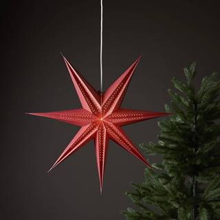 Červená vianočná svetelná dekorácia ø 60 cm Point - Star Trading