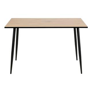Actona Čierno-hnedý jedálenský stôl  Wilma, 120 × 80 cm, značky Actona
