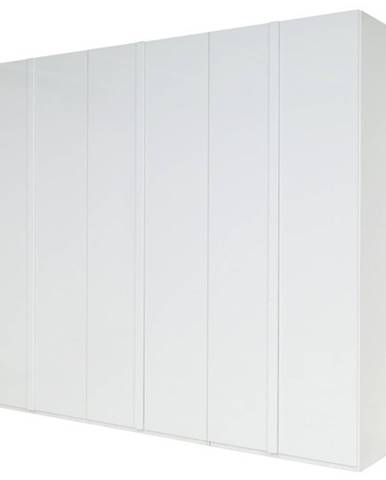 Šatníková skriňa GENUA biela, šírka 270 cm