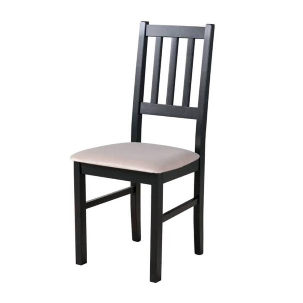 Sconto Jedálenská stolička BOLS 4 čierna/béžová, značky Sconto