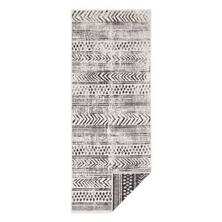 NORTHRUGS Čierno-krémový vonkajší koberec  Biri, 80 x 250 cm, značky NORTHRUGS