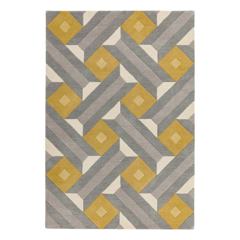 Asiatic Carpets Sivo-žltý koberec  Motif, 160 x 230 cm, značky Asiatic Carpets