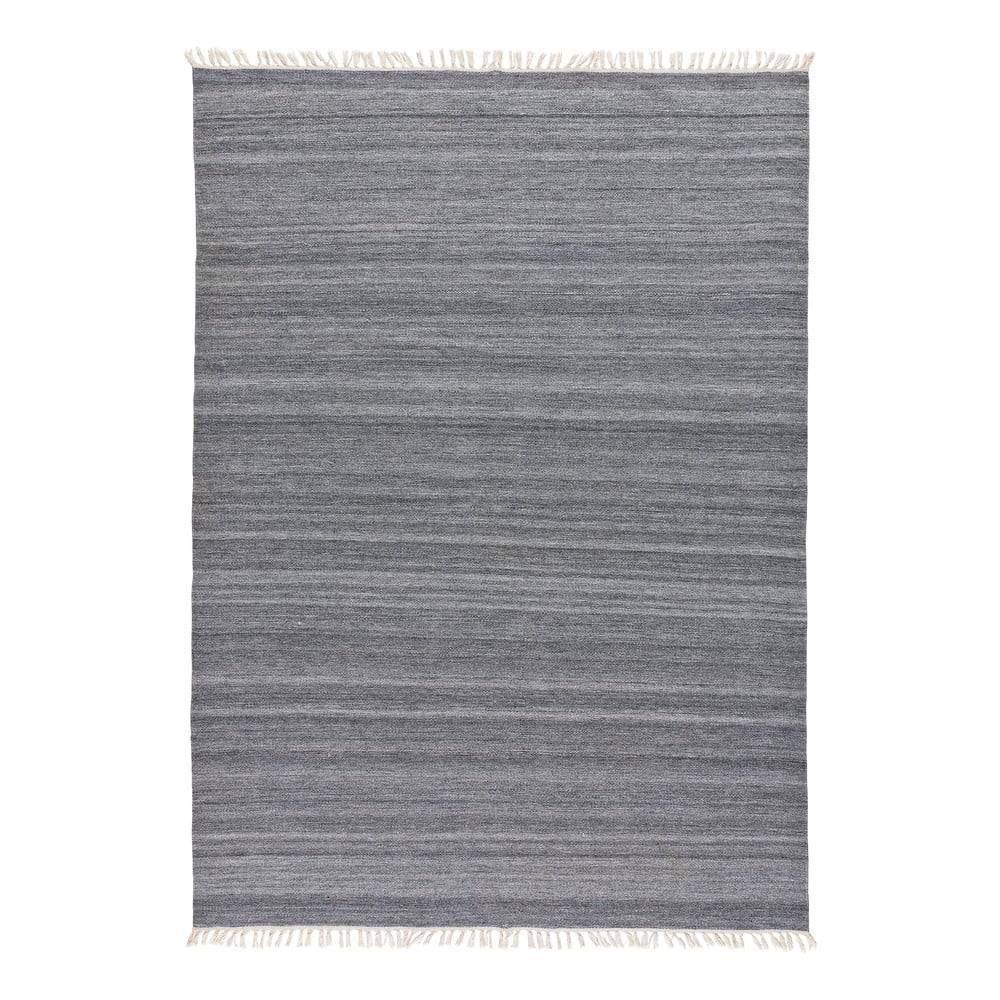 Universal Tmavosivý vonkajší koberec z recyklovaného plastu  Liso, 60 x 120 cm, značky Universal