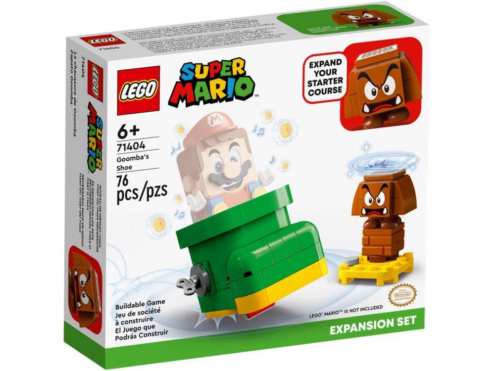 LEGO  SUPER MARIO GOOMBOVA TOPANKA - ROZSIRUJUCI SET /71404/, značky LEGO