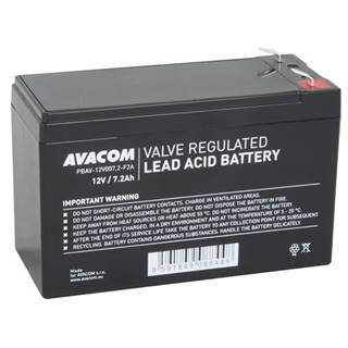 Avacom batéria Standard, 12V, 7,2Ah, PBAV-12V007,2-F2A
