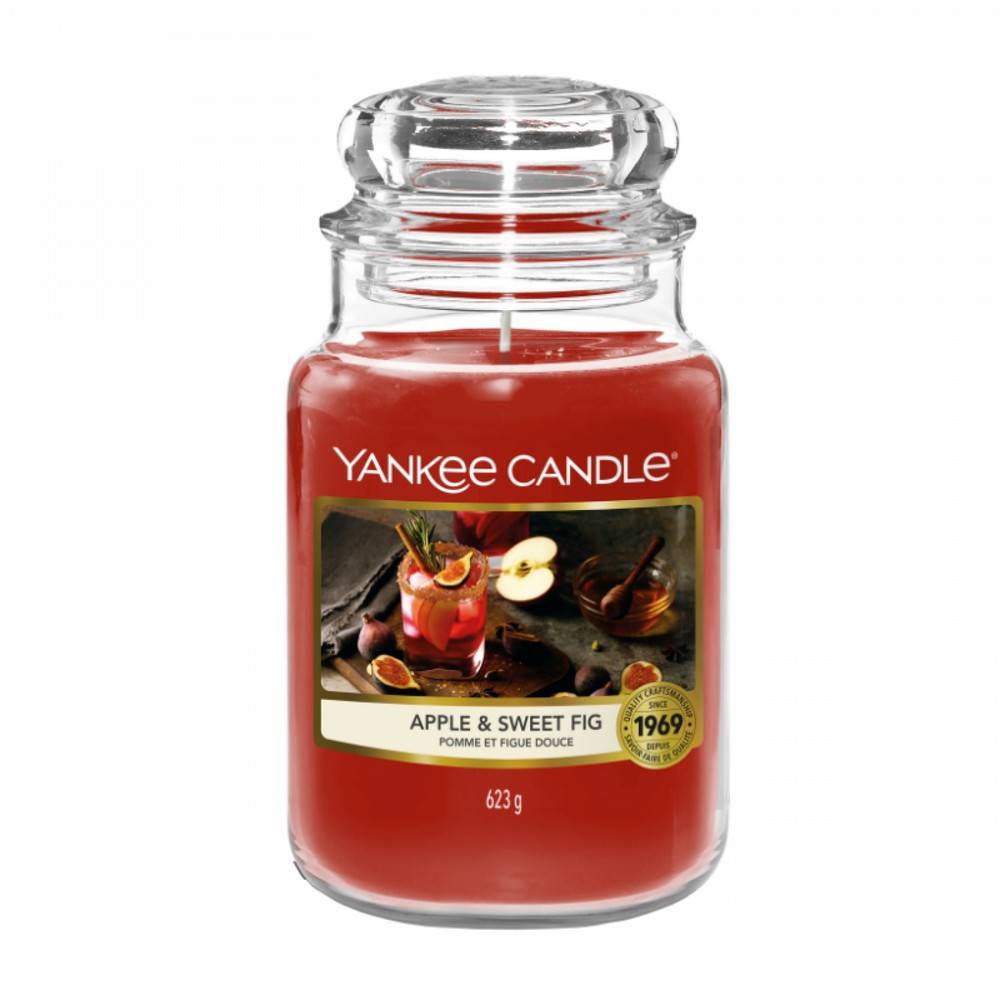 Yankee Candle YANKEE CANDLE 1720945E APPLE & SWEET FIG VELKA SVIECKA 623G, značky Yankee Candle