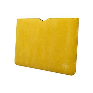 Ochranné puzdro na notebook z brúsenej kože Spring žlté MacBook Pro 13 / Air Retina