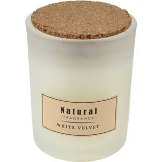 Vonná sviečka v skle White Velvet, 8 x 10 cm, 200 g