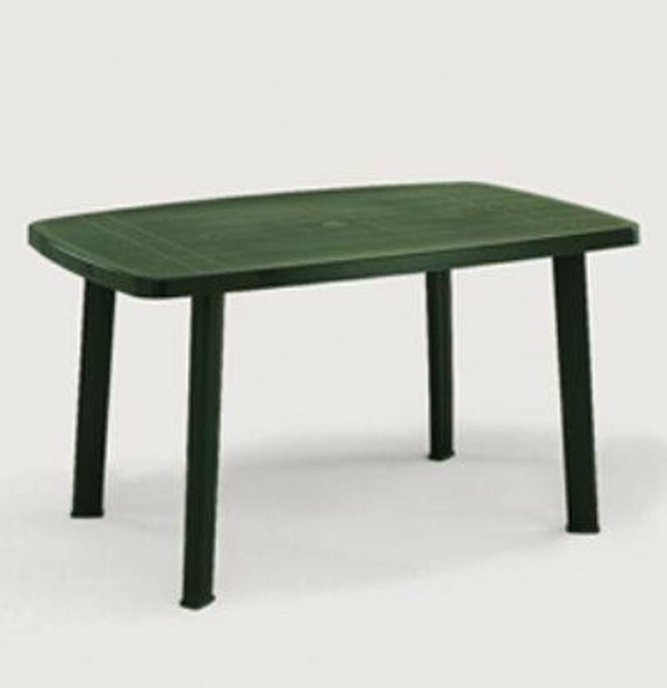 Kinekus Stôl plastový, rozmery 137x85x72cm, FARO, zelený, značky Kinekus