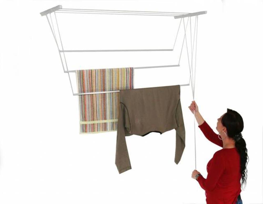 Kinekus Sušiak stropný na prádlo, 6 tyčí, 220 cm, značky Kinekus