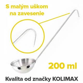 KOLIMAX ČR Nerezová kuchynská naberačka 10 cm/200 ml, dĺžka 35 cm, Kolimax, značky KOLIMAX ČR