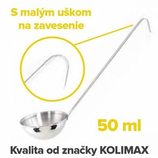 KOLIMAX ČR Nerezová kuchynská naberačka 6 cm/50 ml, dĺžka 27cm, Kolimax, značky KOLIMAX ČR
