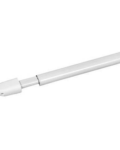 Vitrážková tyč 40 - 70 cm, plochá, biela