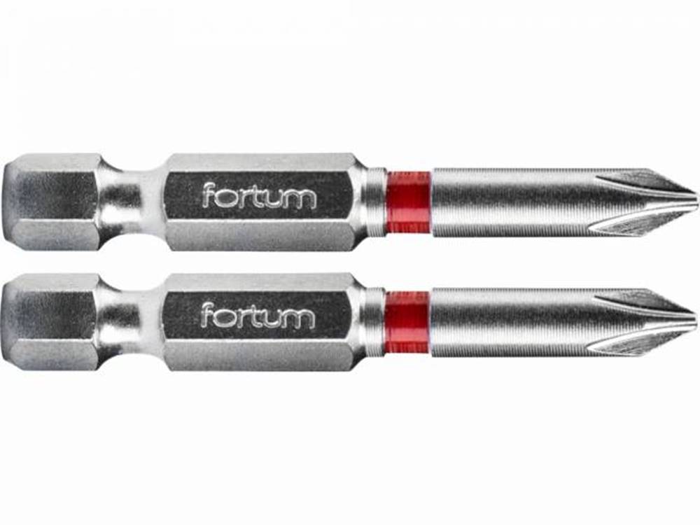 FORTUM Bit krížový PH1x50mm, 2ks, S2, značky FORTUM