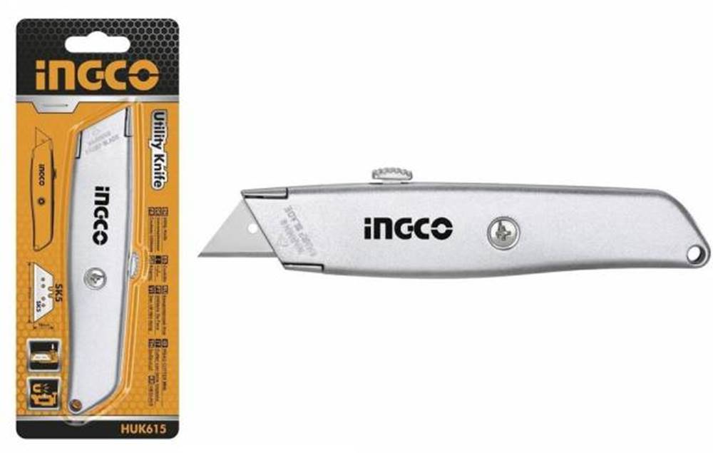 Kinekus Nôž pracovný 19mm ZINK s vymeniteľnou čepeľou INGCO, značky Kinekus