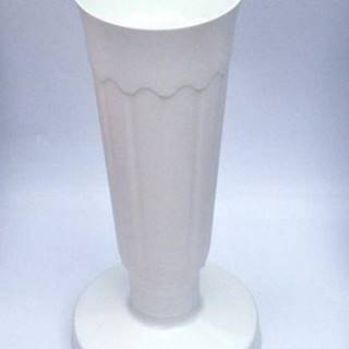 Váza so záťažou 32cm BIELA