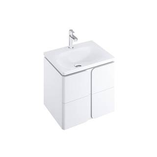 Kúpeľňová skrinka pod dosku Ravak Balance 50x50x46 cm biela lesk