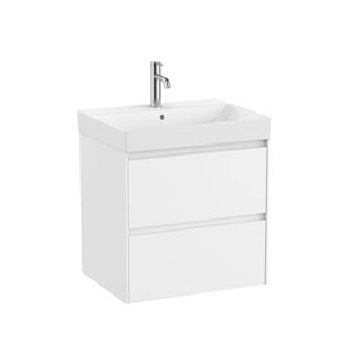 Kúpeľňová skrinka s umývadlom Roca ONA 60x64,5x46 cm biela mat ONA602ZBM