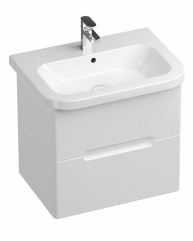 Kúpeľňová skrinka pod umývadlo Ravak chróme 49x42 cm biela