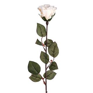 Bellatex Umelá kvetina Ruža veľkokvetá 72 cm, biela, značky Bellatex