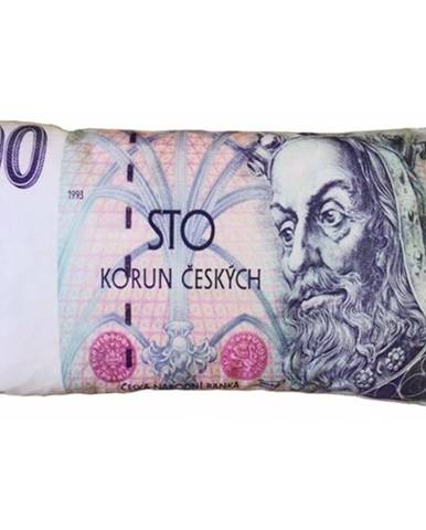 JAHU Vankúšik Bankovka 100 Kč, 35 x 60 cm