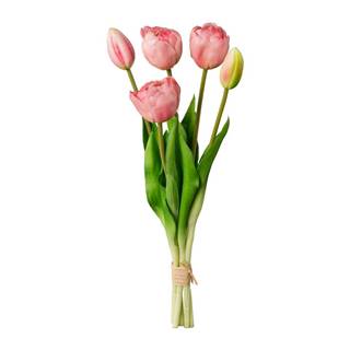 ECG Umelý zväzok Tulipánov ružová, 39 cm, značky ECG