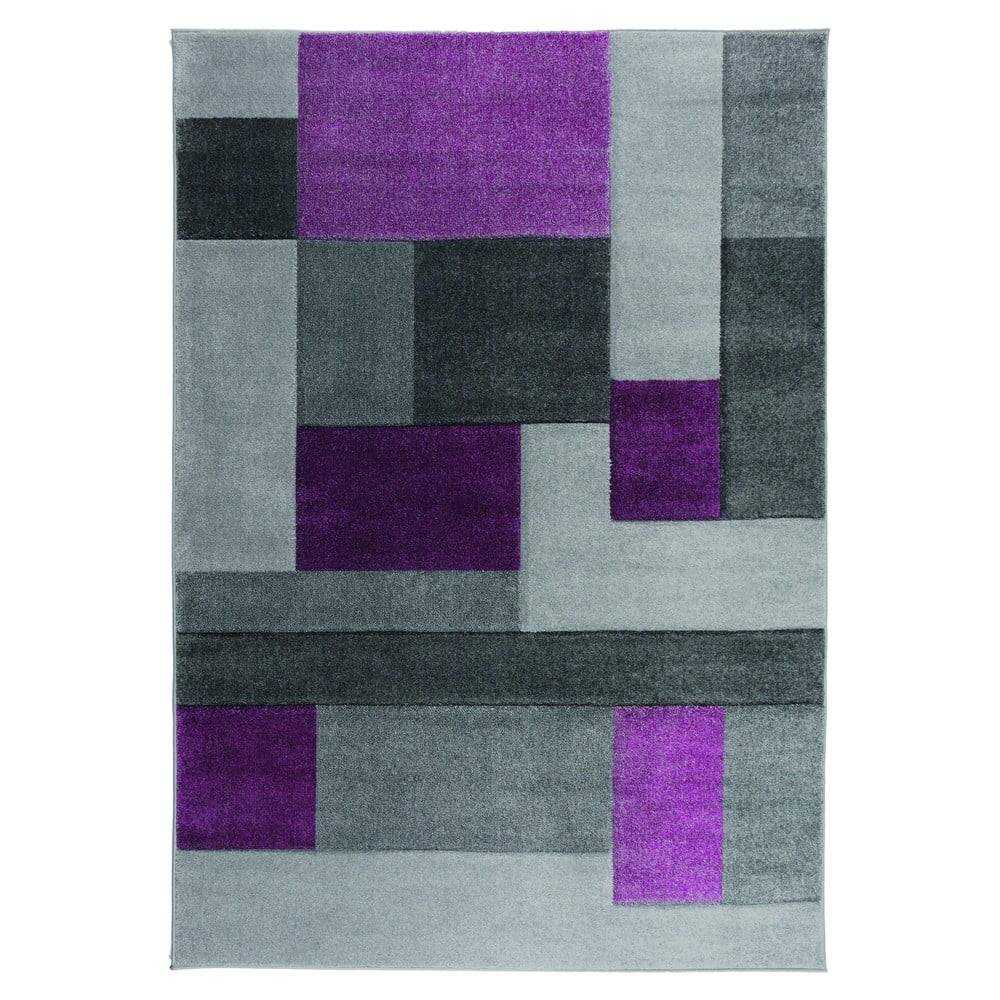 Flair Rugs Sivo-fialový koberec  Cosmos, 80 × 150 cm, značky Flair Rugs