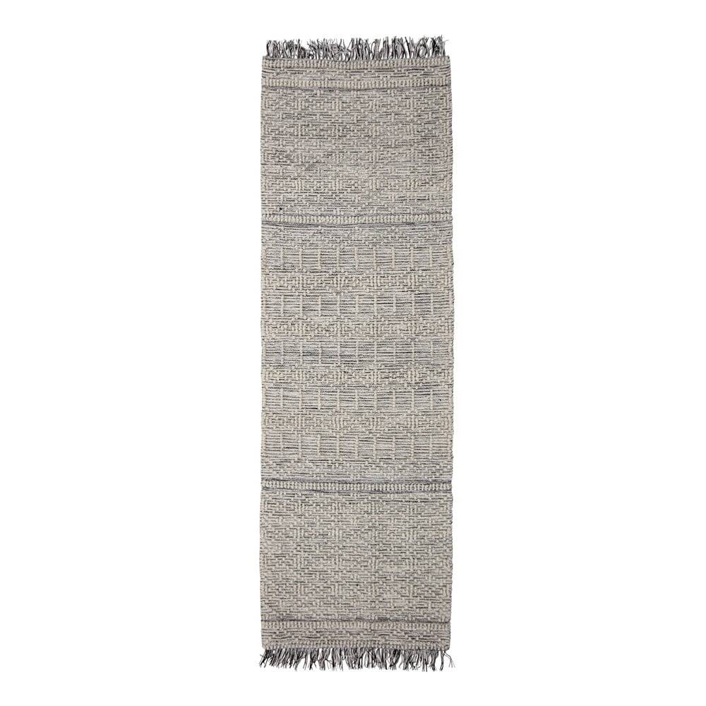 Bloomingville Sivý koberec behúň 245x75 cm Maisy - , značky Bloomingville