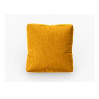 Cosmopolitan Design Žltý zamatový vankúš k modulárnej pohovke Rome Velvet - , značky Cosmopolitan Design