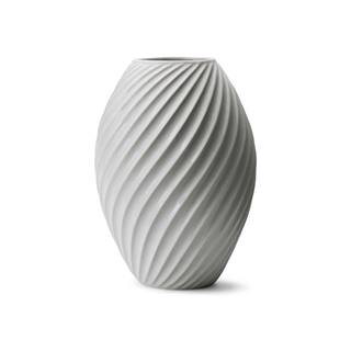 Morsø Biela porcelánová váza  River, výška 26 cm, značky Morsø