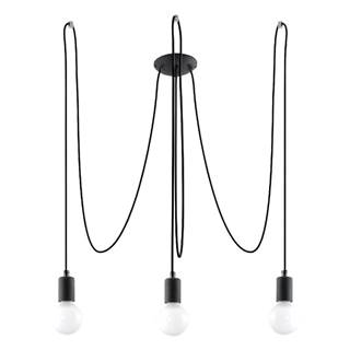 Nice Lamps Čierne závesné svietidlo 300x300 cm Spider - , značky Nice Lamps