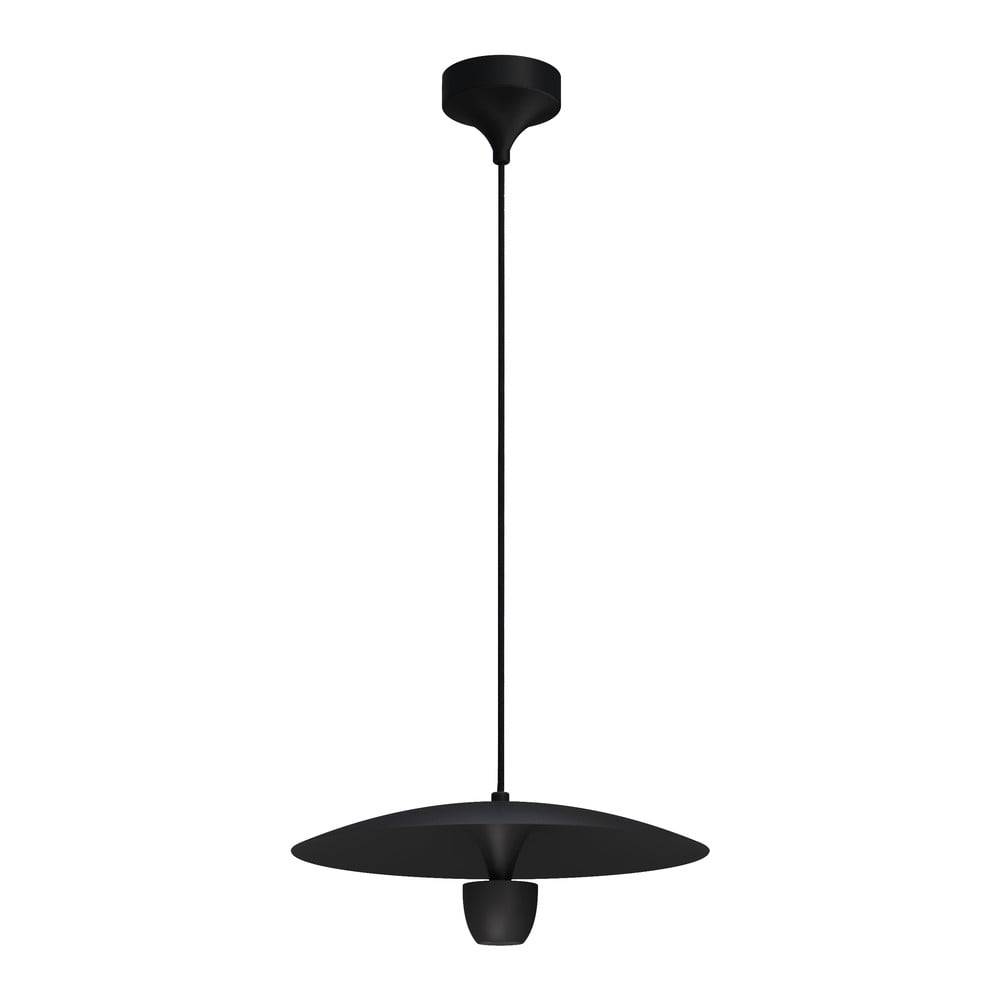 SULION Čierné závesné svietidlo  Poppins, výška 150 cm, značky SULION
