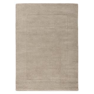 Hnedý vlnený koberec Flair Rugs Siena, 80 x 150 cm
