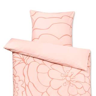 Posteľná bielizeň s bavlnou a vláknom Tencel™, dvojlôžko, ružová