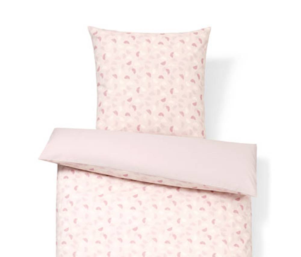 Tchibo Prémiová bavlnená posteľná bielizeň, štandardná veľkosť, ružová, značky Tchibo