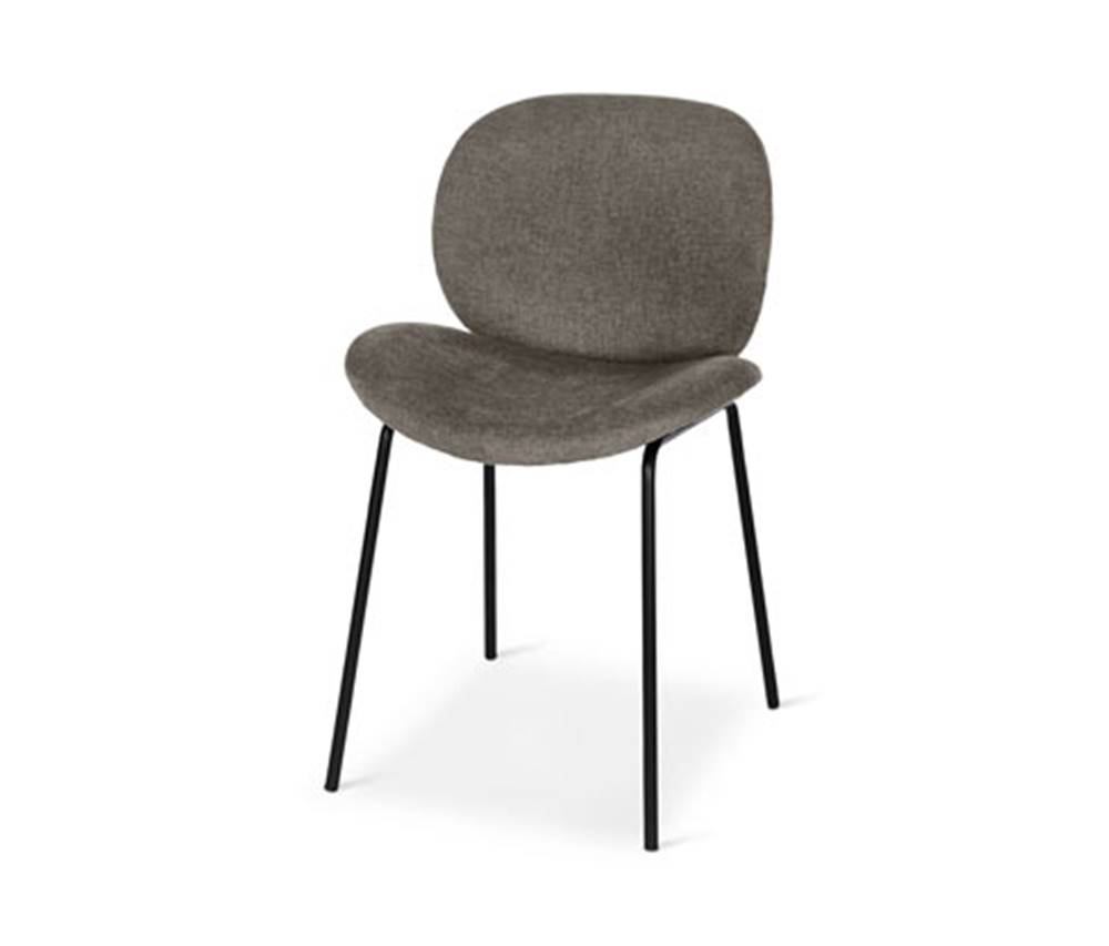 Tchibo Čalúnená dizajnová stolička, sivobéžová, značky Tchibo