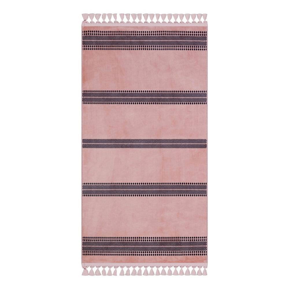 Vitaus Ružový umývateľný koberec 180x120 cm - , značky Vitaus