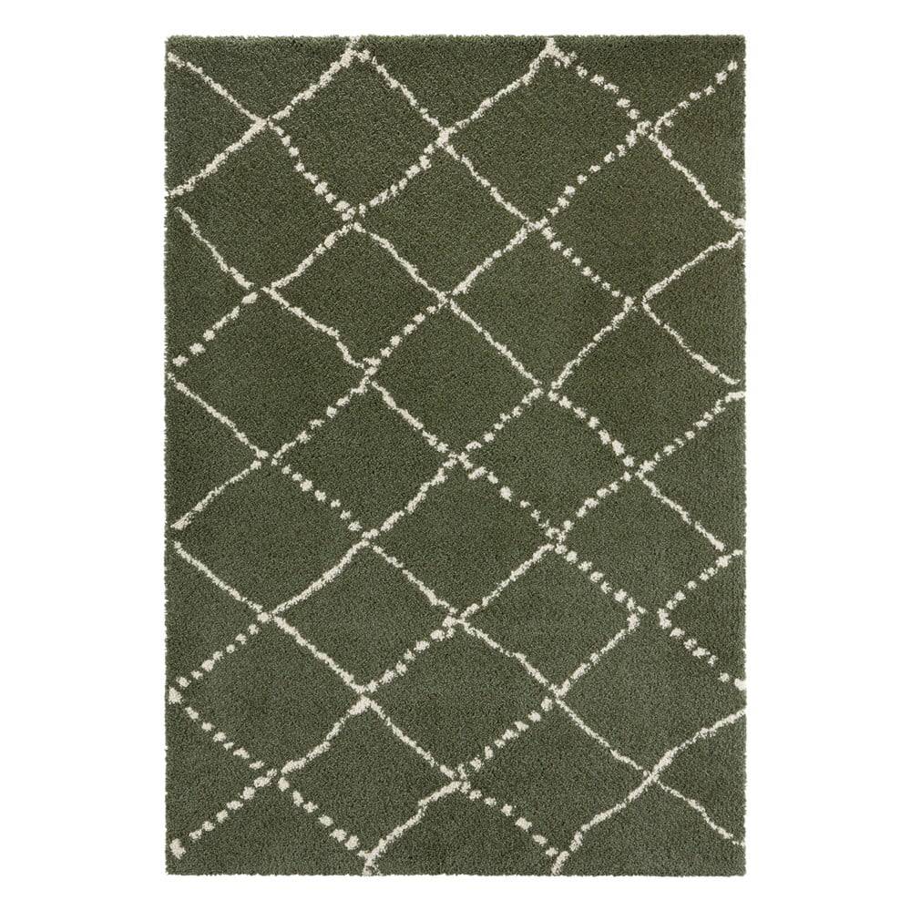 Mint Rugs Zelený koberec  Hash, 120 x 170 cm, značky Mint Rugs